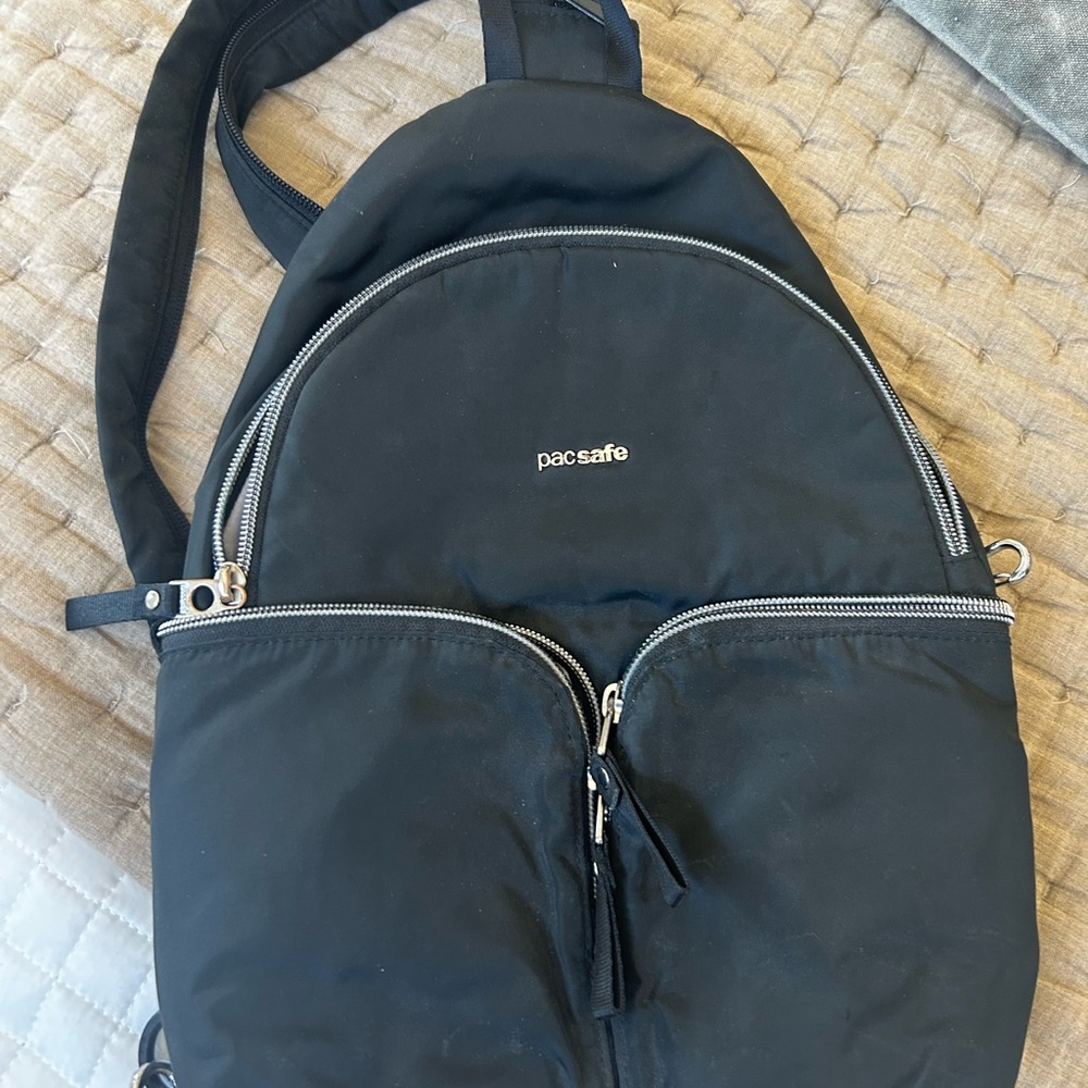 Pacsafe Secure Black Backpack
